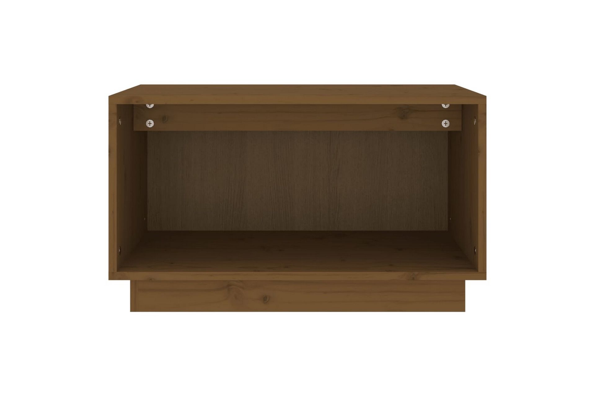 TV-benk honningbrun 60x35x35 cm heltre furu - Brun - Møbler - Mediamøbel & tv møbel - TV-benk & mediabenk