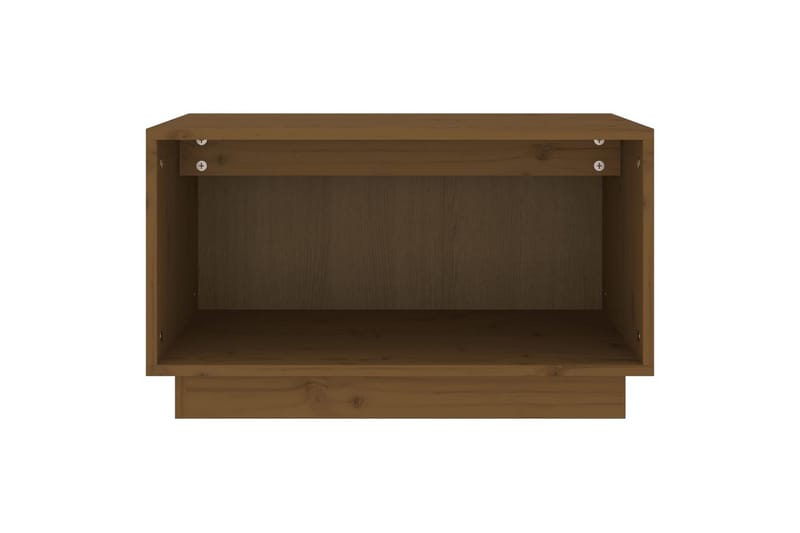 TV-benk honningbrun 60x35x35 cm heltre furu - Brun - TV-benk & mediabenk