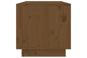 TV-benk honningbrun 60x35x35 cm heltre furu - Brun - Møbler - Mediamøbel & tv møbel - TV-benk & mediabenk