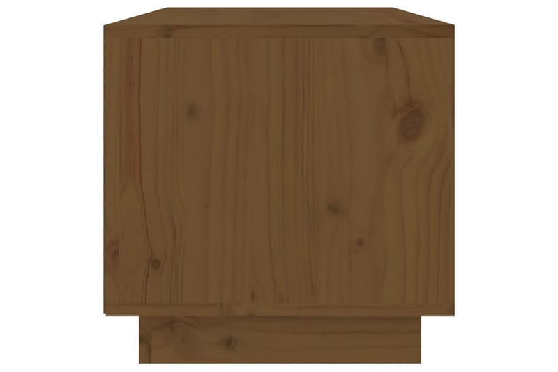 TV-benk honningbrun 60x35x35 cm heltre furu - Brun - Møbler - Mediamøbel & tv møbel - TV-benk & mediabenk