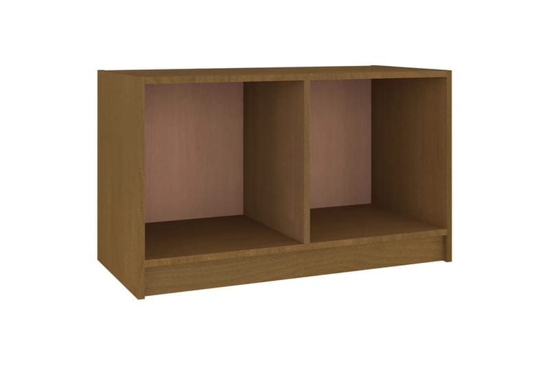 TV-benk honningbrun 70x33x42 cm heltre furu - Brun - TV-benk & mediabenk