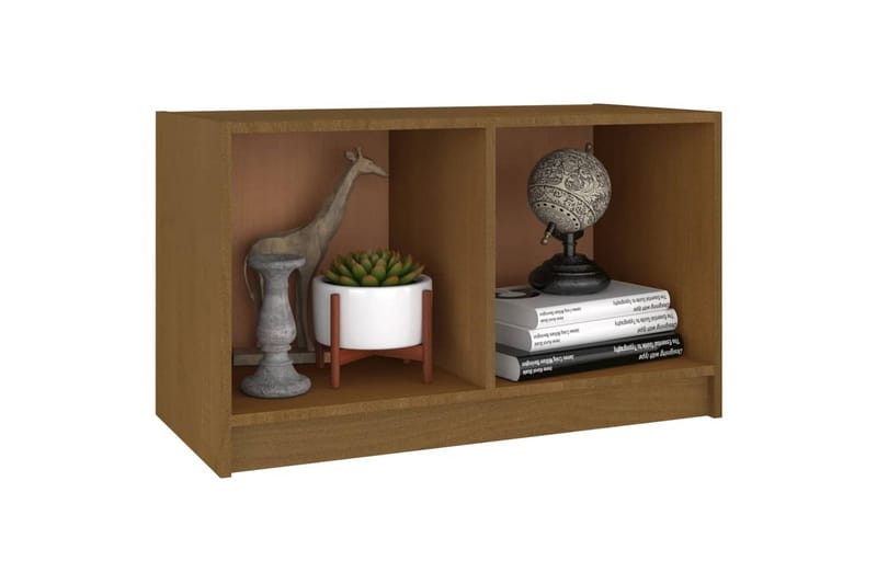 TV-benk honningbrun 70x33x42 cm heltre furu - Brun - Møbler - Mediamøbel & tv møbel - TV-benk & mediabenk