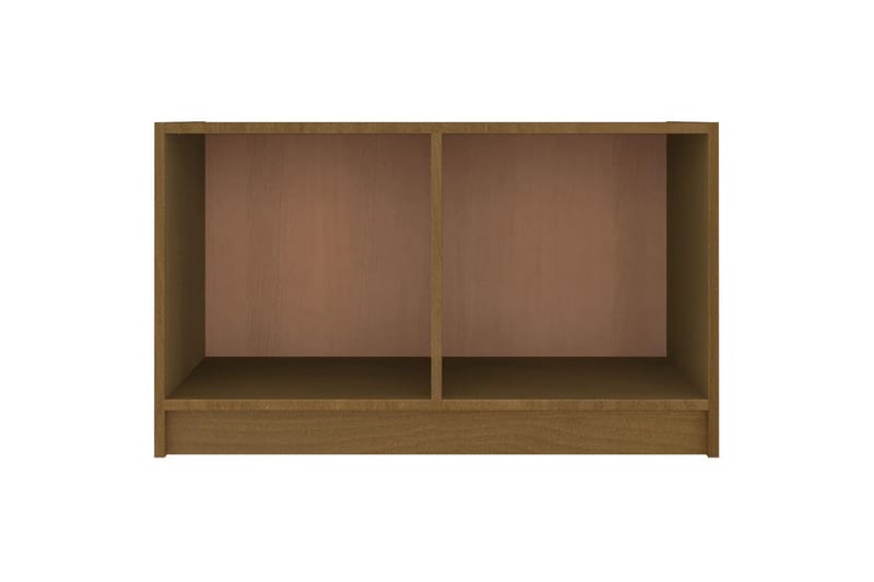 TV-benk honningbrun 70x33x42 cm heltre furu - Brun - TV-benk & mediabenk