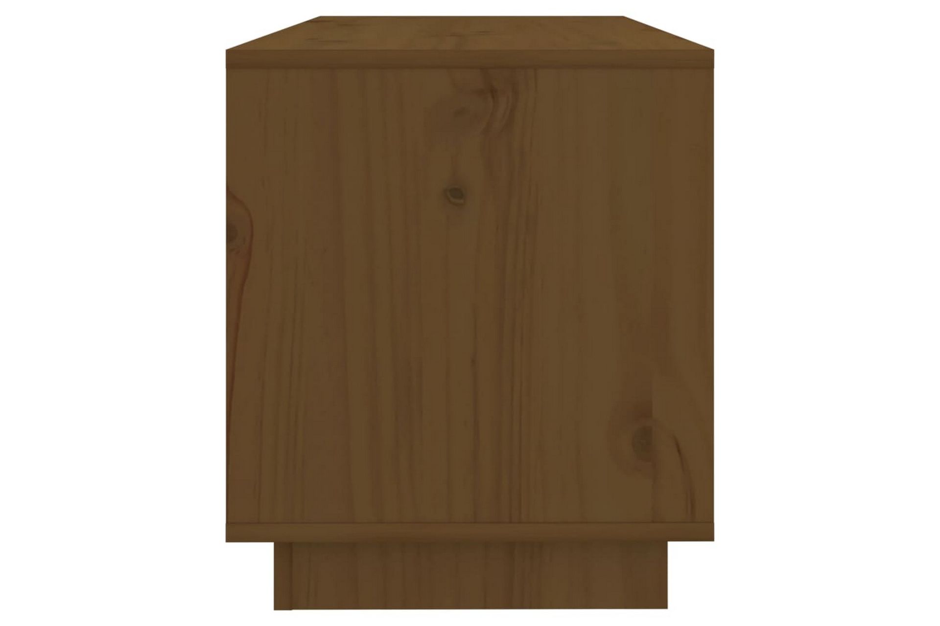 TV-benk honningbrun 74x34x40 cm heltre furu - Brun - Møbler - Mediamøbel & tv møbel - TV-benk & mediabenk