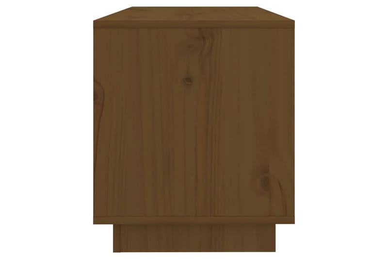 TV-benk honningbrun 74x34x40 cm heltre furu - Brun - Møbler - Mediamøbel & tv møbel - TV-benk & mediabenk