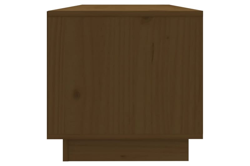 TV-benk honningbrun 90x35x35 cm heltre furu - Brun - Møbler - Mediamøbel & tv møbel - TV-benk & mediabenk
