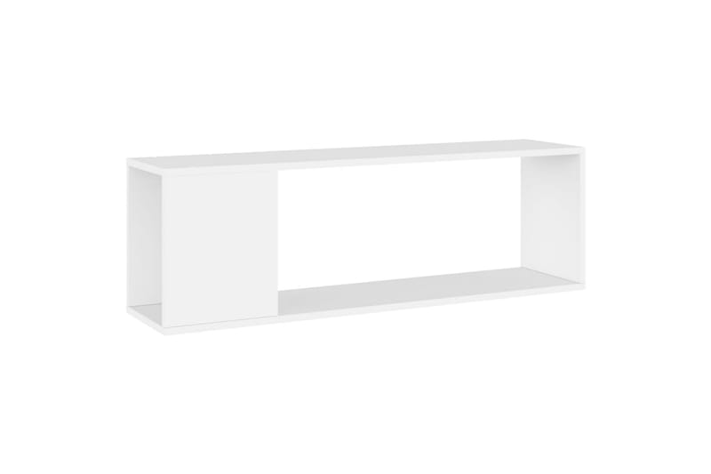 TV-benk hvit 100x24x32 cm sponplate - Hvit - TV-benk & mediabenk