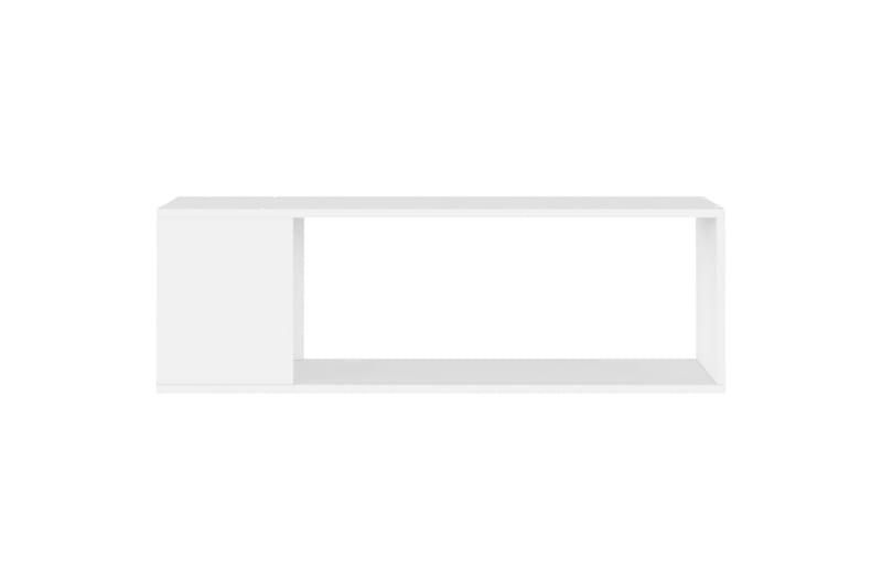 TV-benk hvit 100x24x32 cm sponplate - Hvit - Møbler - Mediamøbel & tv møbel - TV-benk & mediabenk