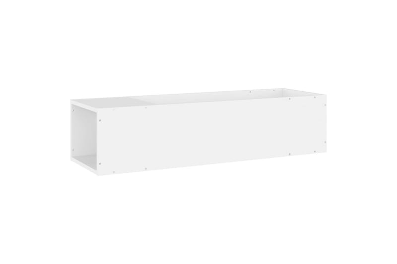 TV-benk hvit 100x24x32 cm sponplate - Hvit - TV-benk & mediabenk