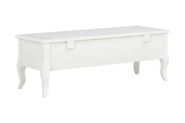 TV-benk hvit 100x35x35 cm tre - Hvit - Møbler - Mediamøbel & tv møbel - TV-benk & mediabenk