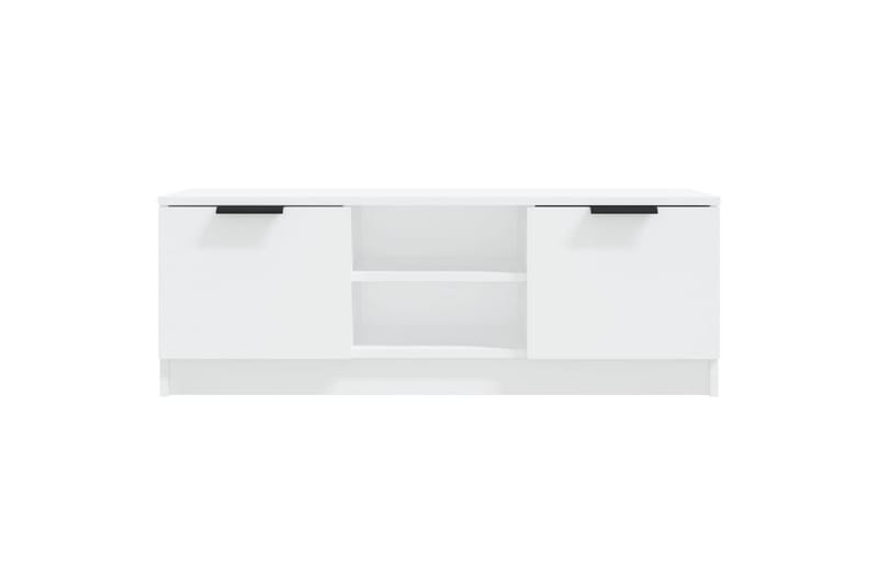 TV-benk hvit 102x35x36,5 cm konstruert tre - Hvit - Møbler - Mediamøbel & tv møbel - TV-benk & mediabenk