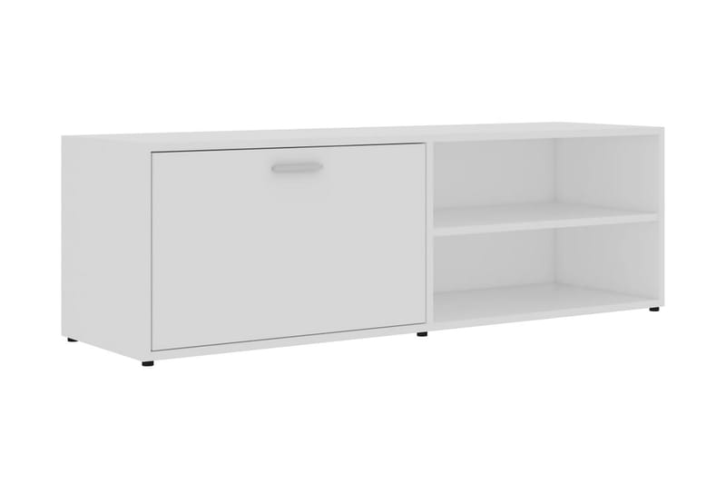 TV-benk hvit 120x34x37 cm sponplate - Hvit - Møbler - Mediamøbel & tv møbel - TV-benk & mediabenk