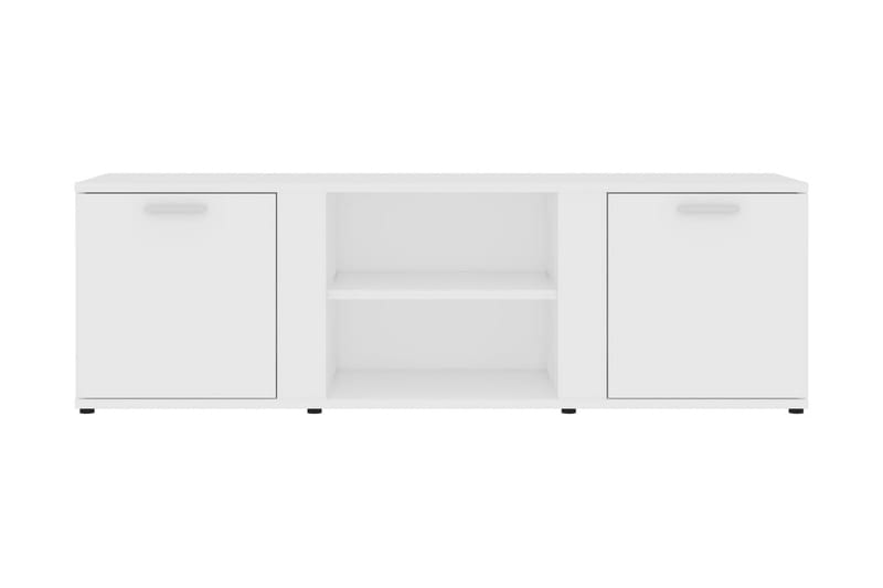 TV-benk hvit 120x34x37 cm sponplate - Hvit - Møbler - Mediamøbel & tv møbel - TV-benk & mediabenk