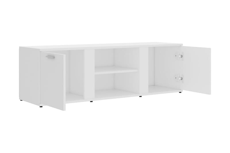 TV-benk hvit 120x34x37 cm sponplate - Hvit - Møbler - Mediamøbel & tv møbel - TV-benk & mediabenk