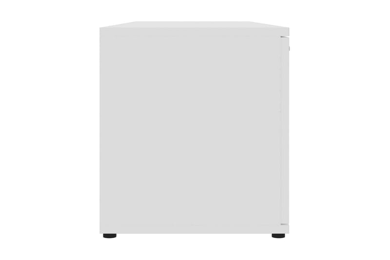 TV-benk hvit 120x34x37 cm sponplate - Hvit - Møbler - Mediamøbel & tv møbel - TV-benk & mediabenk
