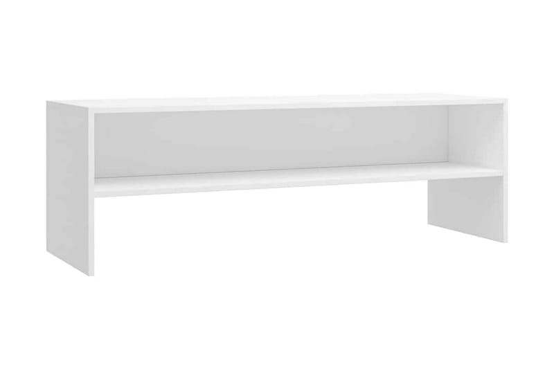 TV-benk hvit 120x40x40 cm sponplate - Hvit - Møbler - Mediamøbel & tv møbel - TV-benk & mediabenk