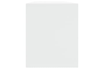 TV-benk hvit 130x35x50 cm sponplate - Hvit - Møbler - Mediamøbel & tv møbel - TV-benk & mediabenk