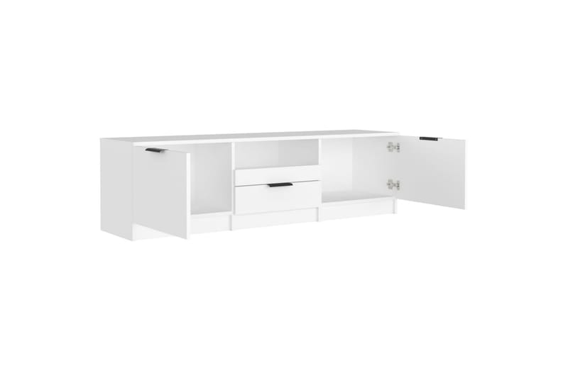 TV-benk hvit 140x35x40 cm konstruert tre - Hvit - TV-benk & mediabenk