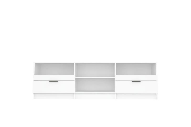 TV-benk hvit 150x33,5x45 cm konstruert tre - Hvit - Møbler - Mediamøbel & tv møbel - TV-benk & mediabenk