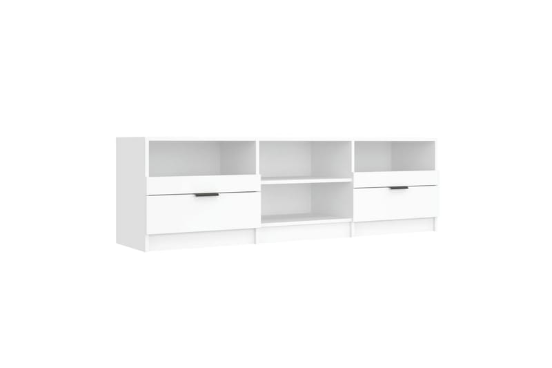 TV-benk hvit 150x33,5x45 cm konstruert tre - Hvit - Møbler - Mediamøbel & tv møbel - TV-benk & mediabenk