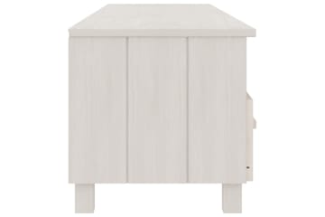 TV-benk hvit 158x40x40 cm heltre furu - Hvit - Møbler - Mediamøbel & tv møbel - TV-benk & mediabenk