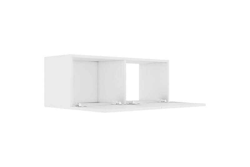 TV-benk hvit 80x30x30 cm sponplate - Møbler - Mediamøbel & tv møbel - TV-benk & mediabenk