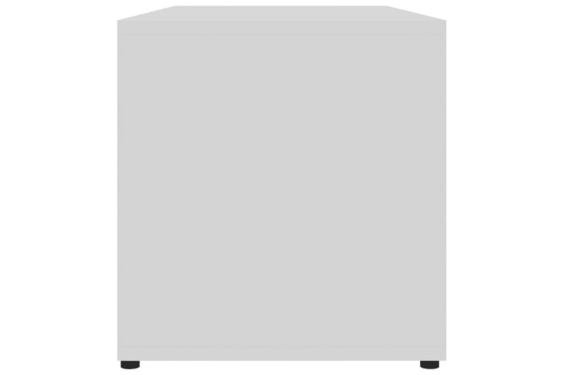 TV-benk hvit 80x34x36 cm sponplate - Hvit - Møbler - Mediamøbel & tv møbel - TV-benk & mediabenk
