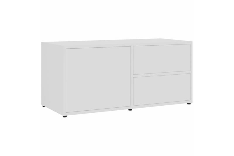 TV-benk hvit 80x34x36 cm sponplate - Hvit - Møbler - Mediamøbel & tv møbel - TV-benk & mediabenk