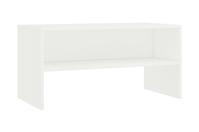 TV-benk hvit 80x40x40 cm sponplate - Hvit - Møbler - Mediamøbel & tv møbel - TV-benk & mediabenk