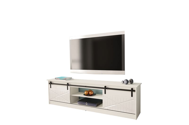 Tv-benk - Hvit - Møbler - Mediamøbel & tv møbel - TV-benk & mediabenk