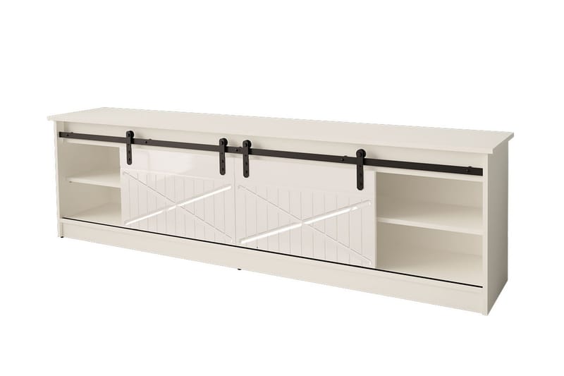 Tv-benk - Hvit - Møbler - Mediamøbel & tv møbel - TV-benk & mediabenk
