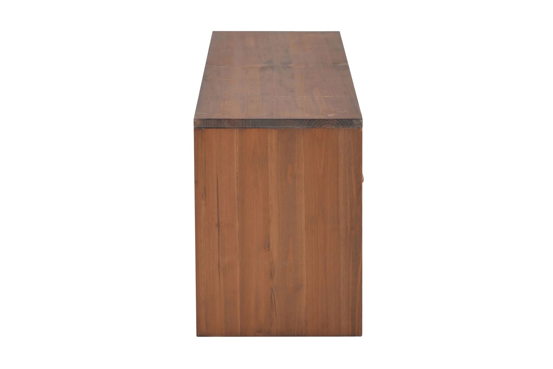 TV-benk med 4 skuffer 120x30x40 cm heltre gran - Brun - Møbler - Mediamøbel & tv møbel - TV-benk & mediabenk