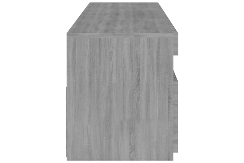 TV-benk med LED-lys 2 stk grå sonoma 75x35x40 cm - Grå - Møbler - Mediamøbel & tv møbel - TV-benk & mediabenk