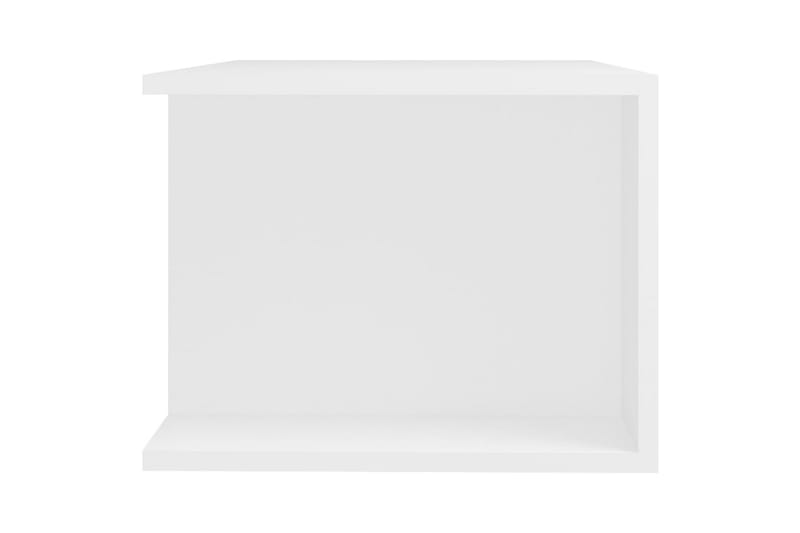 TV-benk med LED-lys hvit 90x39x30 cm - Hvit - Møbler - Mediamøbel & tv møbel - TV-benk & mediabenk