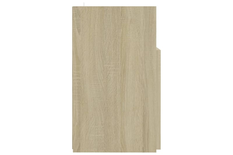 TV-benk med LED-lys sonoma eik 120x30x50 cm - Brun - Møbler - Mediamøbel & tv møbel - TV-benk & mediabenk