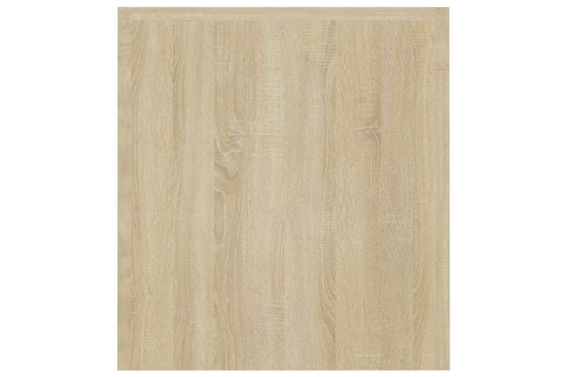 TV-benk med LED-lys sonoma eik 120x35x40 cm - Brun - Møbler - Mediamøbel & tv møbel - TV-benk & mediabenk