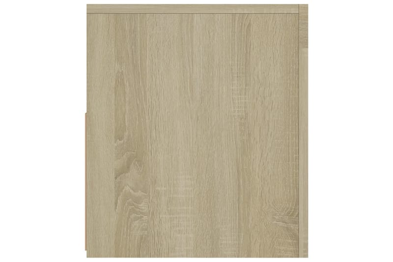 TV-benk med LED-lys sonoma eik 120x35x40 cm - Brun - Møbler - Mediamøbel & tv møbel - TV-benk & mediabenk