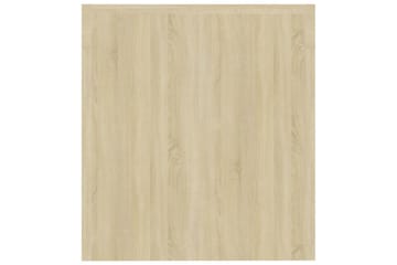 TV-benk med LED-lys sonoma eik 140x35x40 cm - Brun - Møbler - Mediamøbel & tv møbel - TV-benk & mediabenk