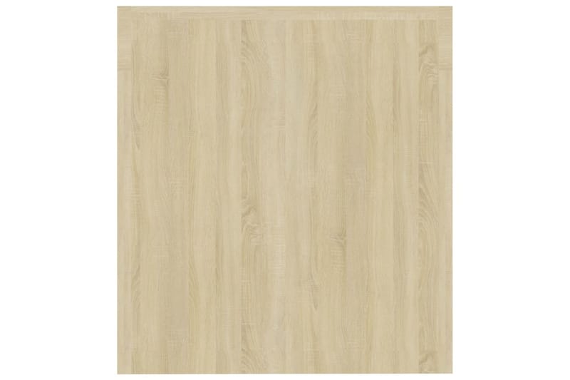 TV-benk med LED-lys sonoma eik 140x35x40 cm - Brun - Møbler - Mediamøbel & tv møbel - TV-benk & mediabenk