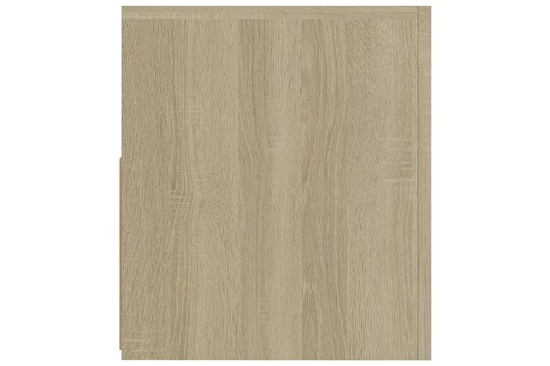 TV-benk med LED-lys sonoma eik 90x35x40 cm - Brun - Møbler - Mediamøbel & tv møbel - TV-benk & mediabenk
