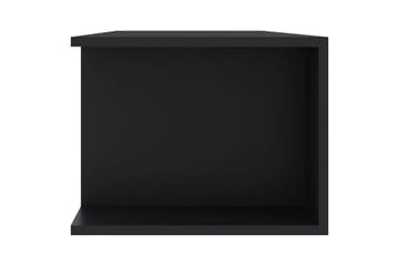 TV-benk med LED-lys svart 135x39x30 cm - Svart - Møbler - Mediamøbel & tv møbel - TV-benk & mediabenk