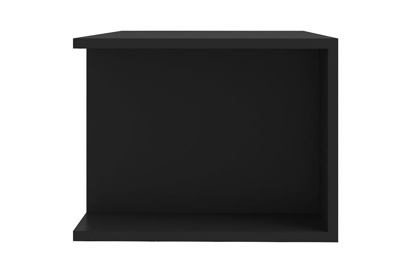 TV-benk med LED-lys svart 90x39x30 cm - Svart - Møbler - Mediamøbel & tv møbel - TV-benk & mediabenk