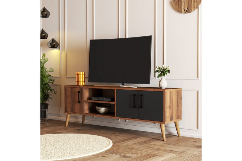 TV-benk og mediabenk Andifli TV-benk 150x52 cm Brun - Møbler - Mediamøbel & tv møbel - TV-benk & mediabenk
