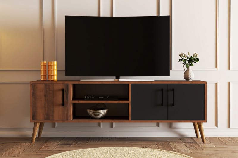 TV-benk og mediabenk NO_BRAND Andifli TV-benk 150x52 cm Brun - Møbler - Mediamøbel & tv møbel - TV-benk & mediabenk