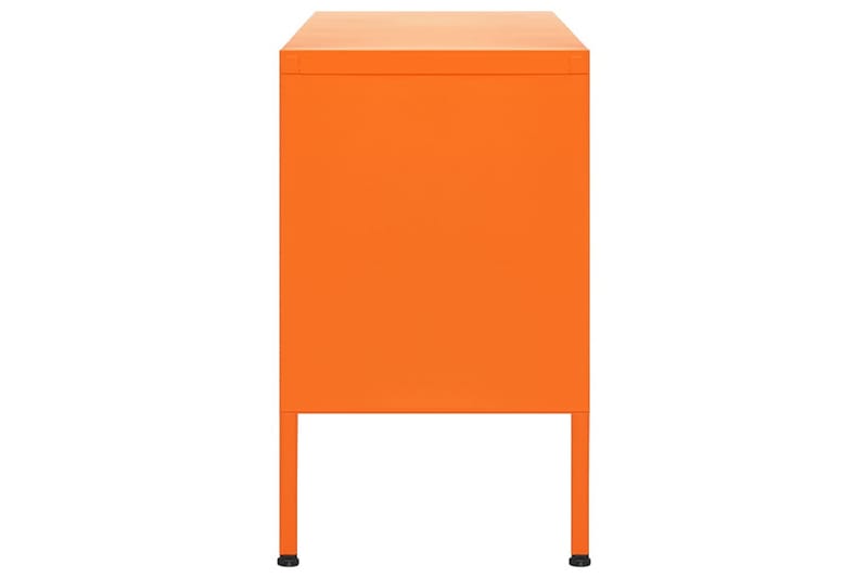 TV-benk oransje 105x35x50 cm stål - Oransj - Møbler - Mediamøbel & tv møbel - TV-benk & mediabenk