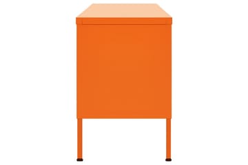 TV-benk oransje 105x35x50 cm stål - Oransj - Møbler - Mediamøbel & tv møbel - TV-benk & mediabenk