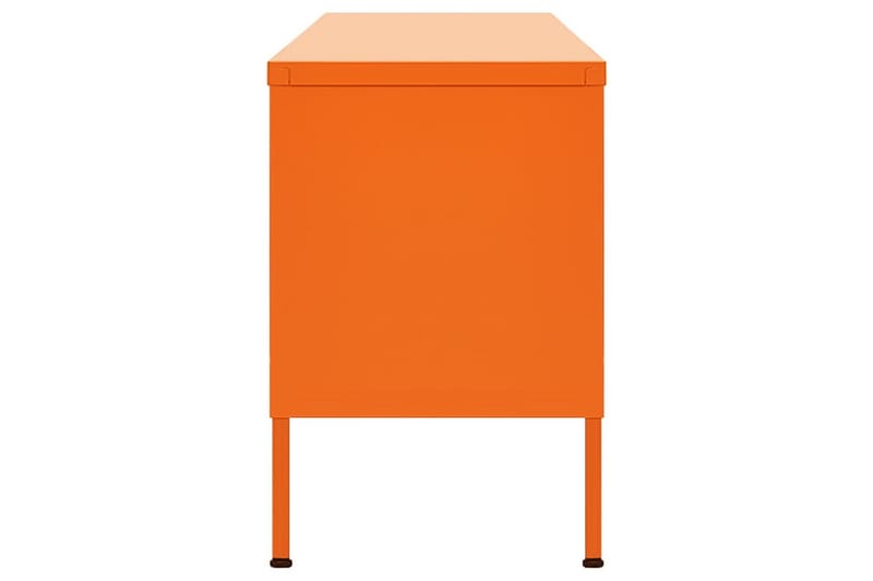 TV-benk oransje 105x35x50 cm stål - Oransj - Møbler - Mediamøbel & tv møbel - TV-benk & mediabenk