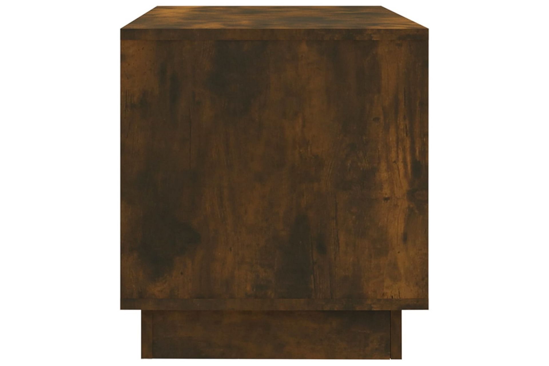 TV-benk røkt eik 102x41x44 cm sponplate - Brun - Møbler - Mediamøbel & tv møbel - TV-benk & mediabenk