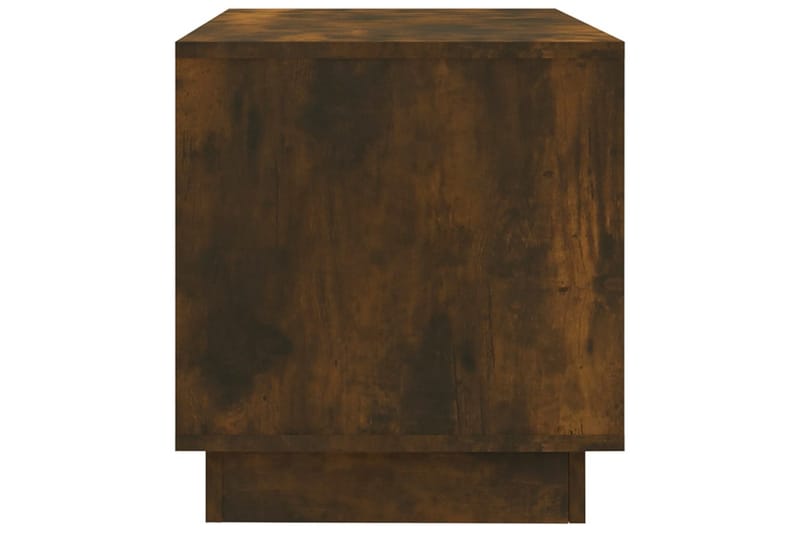 TV-benk røkt eik 102x41x44 cm sponplate - Brun - Møbler - Mediamøbel & tv møbel - TV-benk & mediabenk