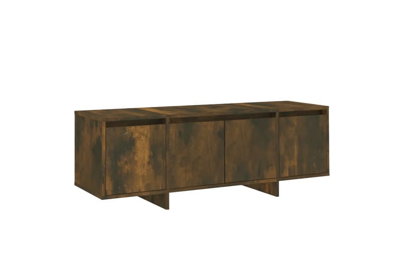 TV-benk røkt eik 120x30x40,5 cm sponplate - Brun - Møbler - Mediamøbel & tv møbel - TV-benk & mediabenk